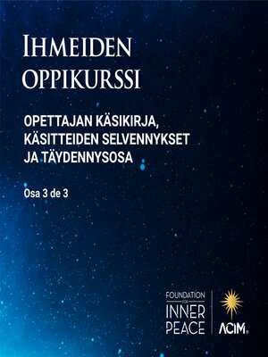 cover image of Ihmeiden oppikurssi, Opettajan käsikirja, Käsitteiden selvennykset ja Täydennysosa
